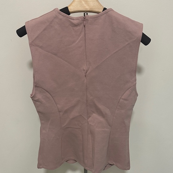 Zara Dusty Pink Muscle Tee - Picture 4 of 5